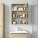  Kupaonski ormar s ogledalom Sonoma hrast 50 x 14,5 x 70 cm | shoptok.hr