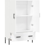  Visoka komoda bijela 69,5 x 31 x 115 cm od konstruiranog drva | shoptok.hr