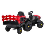  Traktor na akumulator s prikolicom Titanium - crveni | shoptok.hr