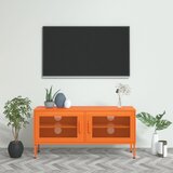 Maison Chic TV omarica - TV enota - Televizijska omarica oranžna 105x35x50 cm jeklo, (21701467) | Shoptok.si