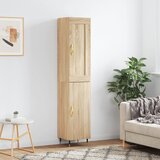 Visoka komoda hrasta sonome 34,5x34x180cm od konstruiranog drva | shoptok.hr