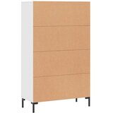  Visoka komoda bijela 69,5 x 31 x 115 cm od konstruiranog drva | shoptok.hr