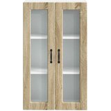  Zidni stakleni ormarić PORTO Sonoma hrast 60 x 31 x 100 cm | Eponuda.com