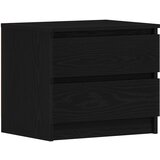 vidaXL Nočne omarice 2 kosa Črna Oreh 50x40x43,5 cm Iverna plošča, (22008236) | Shoptok.si