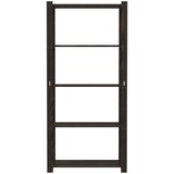  Stalak za pohranu s 5 razina crni 80x38x170 cm masivna borovina | shoptok.hr