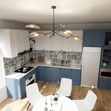  Luster na šipci LOTUS 6xE14/10W/230V crna/bež | Eponuda.com