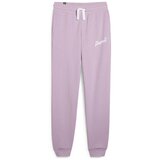 Puma Spodnji deli trenirke ESS+ BLOSSOM SWEATPANTS G Vijolična cene