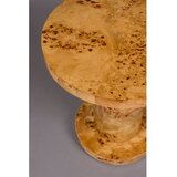 Dutchbone Okrogla stranska mizica v orehovem dekorju ø 46 cm Quinn – | Shoptok.si