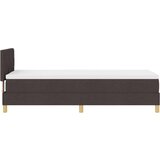 vidaXL Box Spring postelja z vzmetnico temno rjava 80x200 cm tkanina, (22081072) | Shoptok.si