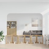  Vrata za pse s postoljem 6 pcs Hrast artisan 80 x 80 cm | shoptok.hr
