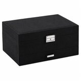  Elegantna kutija za nakit 24,5 x 17 x 11,5 cm - crna | Shoptok.si