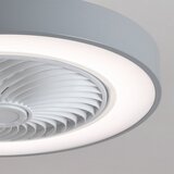  Brilagi - LED prigušiva svetiljka sa ventilatorom LED/38W/230V prečnik 50 cm siva + daljinski upravljač | Eponuda.com