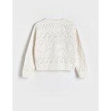 Reserved - Rupičasti džemper - krem | shoptok.hr