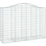 Lučne gabionske košare 6 kom 200x50x140/160cm pocinčano željezo | shoptok.hr
