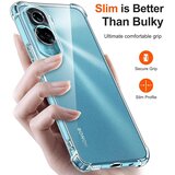 Techsuit Shockproof Clear Silicone prozirna maskica otporna na udarce za Honor 90 Lite | shoptok.hr