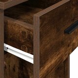 TOWER stalak za računalo s ladicom boja hrasta 35x45x77 cm | Shoptok.si