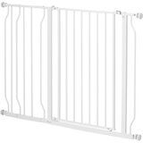 HOMCOM Otroška vrata nastavljive dolžine 75x76 cm črna, (5000234023) | Shoptok.si