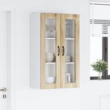  Zidni stakleni ormarić Sonoma hrast 60 x 31 x 100 cm | shoptok.hr