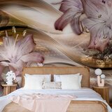 Artgeist Fototapeta Lilies On The Wave, 250x175cm | Shoptok.si