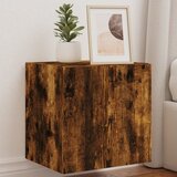  The Living Store Stenske TV omarice z LED 2 kosa dimljeni hrast 40,5x35x40 cm - TV Stenska Omarica, (21555902) | Shoptok.si