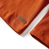  Dječja majica dugih rukava svijetla boja hrđe 116 | shoptok.hr
