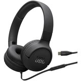 JBL Tune 520 USB-C črne žične slušalke | Shoptok.si