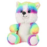  Plush, igračka, plišana, haski, 20cm, rainbow ( 879112 ) | Eponuda.com