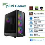 PCPLUS Gamer Ryzen 5 5600X 32GB 1TB RTX 5060 OC 8GB Windows 11 Home gaming namizni računalnik | Shoptok.si