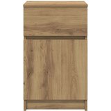 vidaXL Nočna omarica 2 kosa artisan hrast 39x35x65 cm inženirski les | Shoptok.si