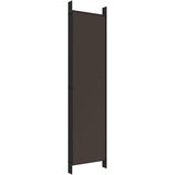 Sobna pregrada s 6 panela smeđa 300 x 200 cm od tkanine | shoptok.hr