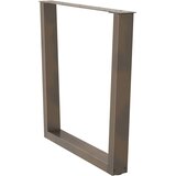 Noge za blagovaonski stol V-oblik 3 kom Prirodni čelik 90 x (72-73,3) cm Čelik | shoptok.hr