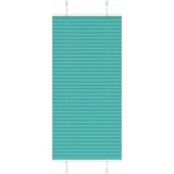 vidaXL Plisirana žaluzija petrolejno zelena 65x100 cm, širina blaga 64,4 cm, poliester, (5000298338) | Shoptok.si