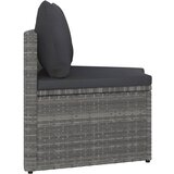  4-dijelni set vrtnih sofa od poliratana s jastucima sivi | shoptok.hr