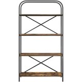vidaXL Polica Dimljeni hrast 80 x 30 x 146 cm Konstruirano drvo | shoptok.hr