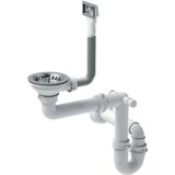 Quadron ručni odvod za čelične sudopere s 1 posudom, čelik | shoptok.hr