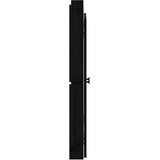  Vanjska kuhinjska vrata MEPPEL 2 kom crna 50x9x82 cm masivna borovina | shoptok.hr