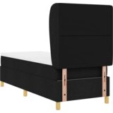  Box Spring postelja z vzmetnico Črna 80x200 cm Tkanina, (22052863) | Shoptok.si