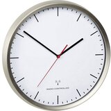 TFA Dostmann 60.3521.02 radijski zidni sat 30.5 cm x 4.8 cm plemeniti čelik (brušeni) tihi rad Cijene