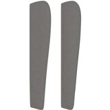  Uzglavlje s ušima tamnosivi 163x23x118/128 cm od tkanine | shoptok.hr