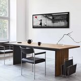  Slika - There is Always Hope (1 Part) Narrow Red 150x50 U crnom drvenom okviru | shoptok.hr