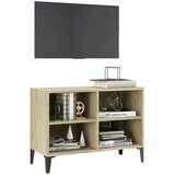 TV ormarić s metalnim nogama boja hrasta sonome 69,5x30x50 cm | shoptok.hr