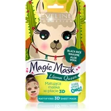 Eveline Cosmetics Magic Mask Lama Queen matirajuća maska za normalizaciju kože 3D