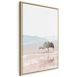  Slika - Crane in the Morning (1 Part) Vertical 80x120 U prirodnom drvenom okviru | shoptok.hr
