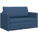 vidaXL Floor Sofa Bed 2-in-1 Blue 124x71x78 cm Fabric | Shoptok.si