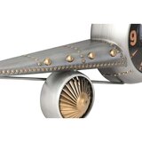  Zidni sat Home ESPRIT zlatan Srebrna Metal Avion Vintage 114 x 11 x 40 cm | shoptok.hr