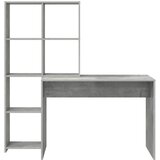  Stol Betonski sivi 138,5 x 55 x 143 cm Konstruirano drvo | shoptok.hr