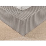 Ropez Siva oblazinjena zakonska postelja s prostorom za shranjevanje z letvenim dnom 200x200 cm Cloe – | Shoptok.si