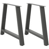  Noge za blagovaonski stol A-oblika 2 kom antracit 90 x (72-73) cm čelik | shoptok.hr