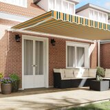  Povlačivi tende Šareni 500 × 300 cm Poliester i aluminij | shoptok.hr