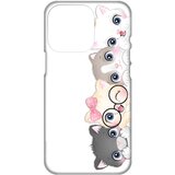  Silikonska maska za iPhone 14 Pro Max 6.7 Cats Print Skin bela Cene